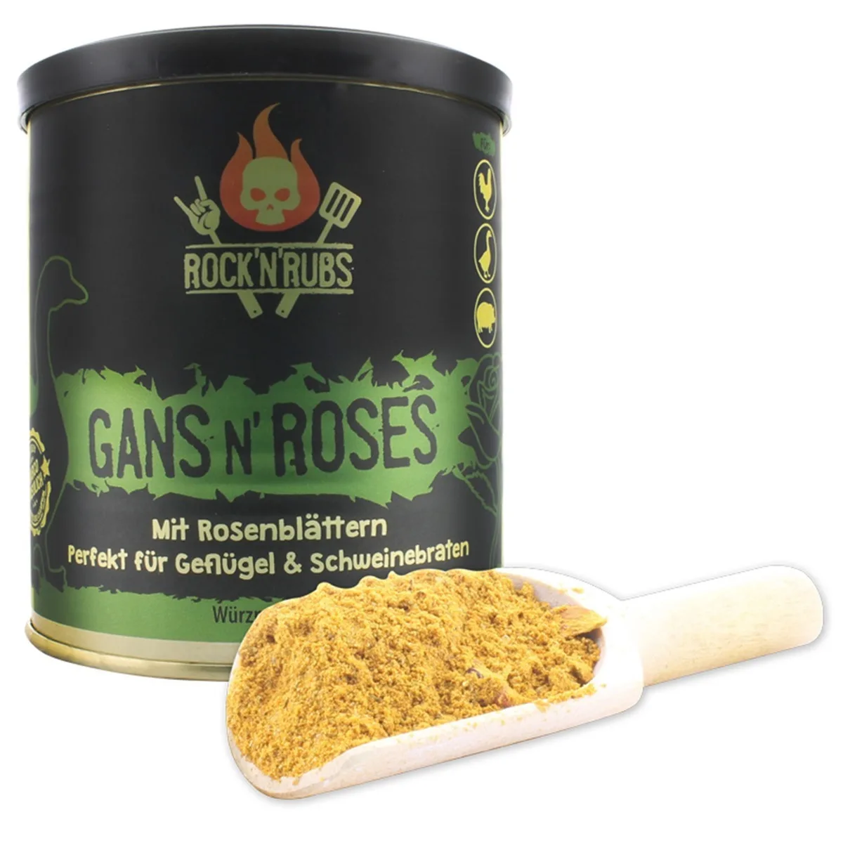 Rock n' Rubs Μείγμα Καρυκευμάτων Gans N’ Roses 100207 140gr Rock n' Rubs Μείγμα Καρυκευμάτων Gans N’ Roses 100207 140gr - Image 1