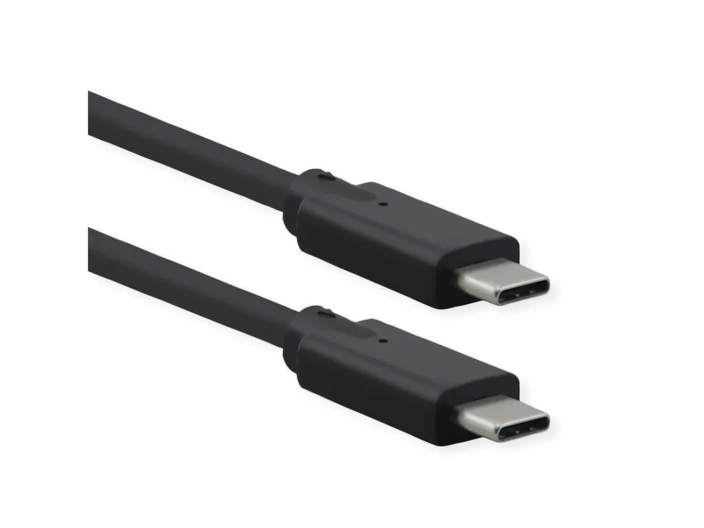 Roline Braided USB 3.2 Video Cable USB-C male - USB-C 100W PD Μαύρο 1.5m 11.02.9072 Roline Braided USB 3.2 Video Cable USB-C male - USB-C 100W PD Μαύρο 1.5m 11.02.9072 - Image 1
