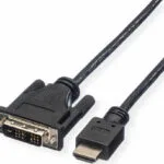 Roline DVI Cable DVI male - HDMI male 3m (11.04.5532)