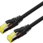 Roline S/FTP Cat.6a (Gigabit) Καλώδιο Δικτύου Ethernet εξωτερικού χώρου 2m Μαύρο