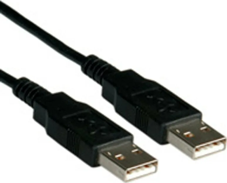 Roline USB 2.0 Cable USB-A male - USB-A male 0.8m (11.02.8908) Roline USB 2.0 Cable USB-A male - USB-A male 0.8m (11.02.8908) - Image 1