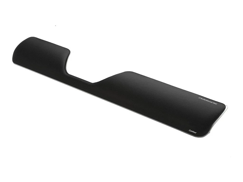 Rollermouse Contour Red Palm Support Armrest Black Rollermouse Contour Red Palm Support Armrest Black - Image 1
