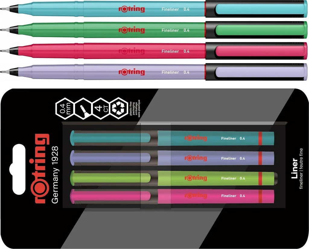 Rotring Μαρκαδόροι Fun Farben Σετ 4 χρώματα 2166331 Rotring Μαρκαδόροι Fun Farben Σετ 4 χρώματα 2166331 - Image 1