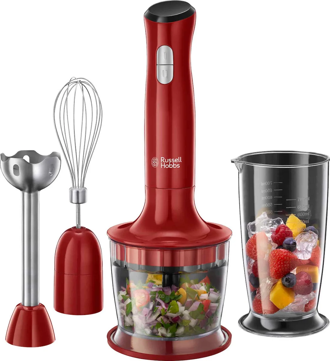 Russell Hobbs Desire Ραβδομπλέντερ με Ανοξείδωτη Ράβδο 500W Κόκκινο Russell Hobbs Desire Ραβδομπλέντερ με Ανοξείδωτη Ράβδο 500W Κόκκινο - Image 1