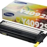 Samsung CLT-Y4092S Γνήσιο Toner Laser Εκτυπωτή Κίτρινο 1000 Σελίδων SU482A