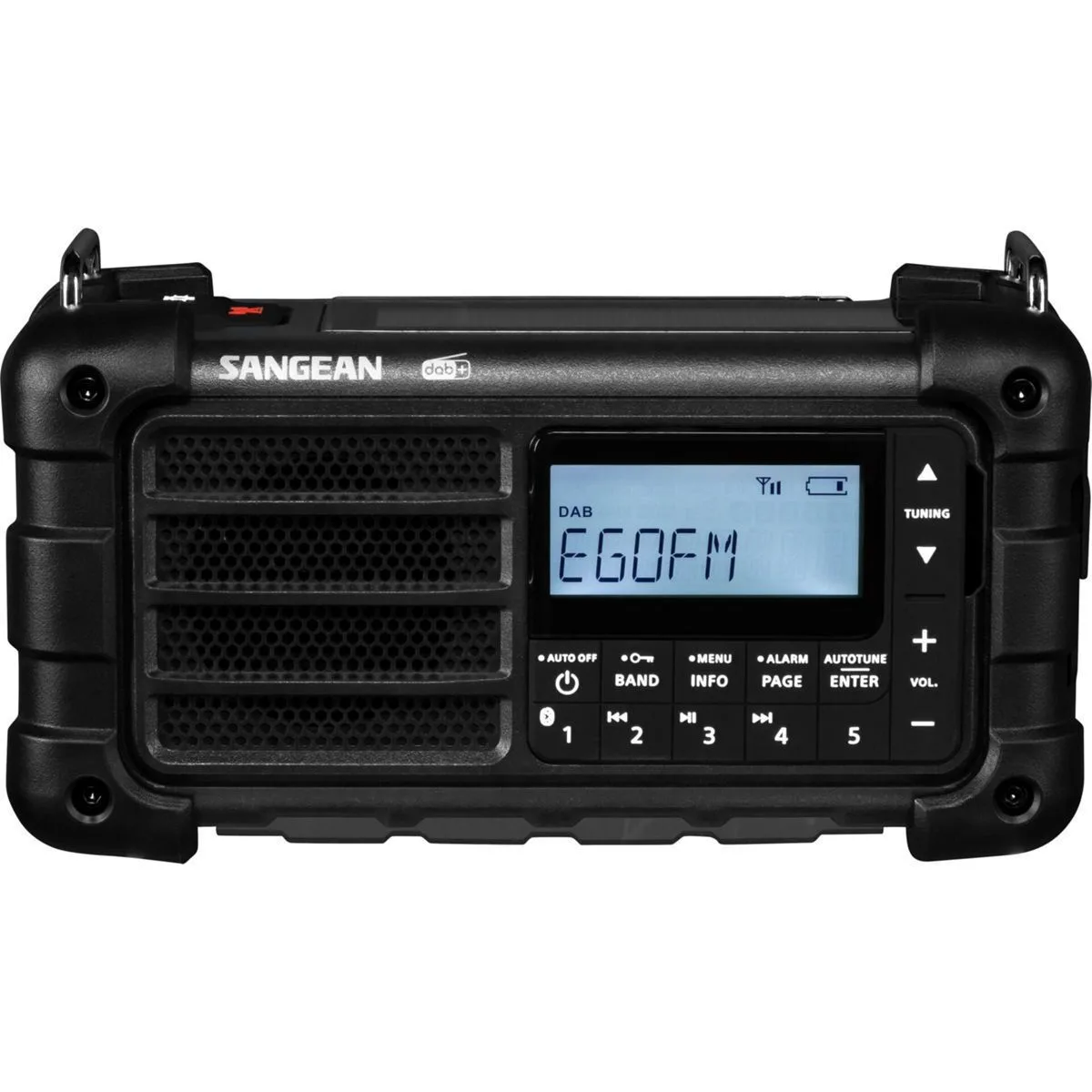 Sangean MMR-99 Φορητό Ραδιόφωνο Ηλιακό DAB Μαύρο Sangean MMR-99 Φορητό Ραδιόφωνο Ηλιακό DAB Μαύρο - Image 1