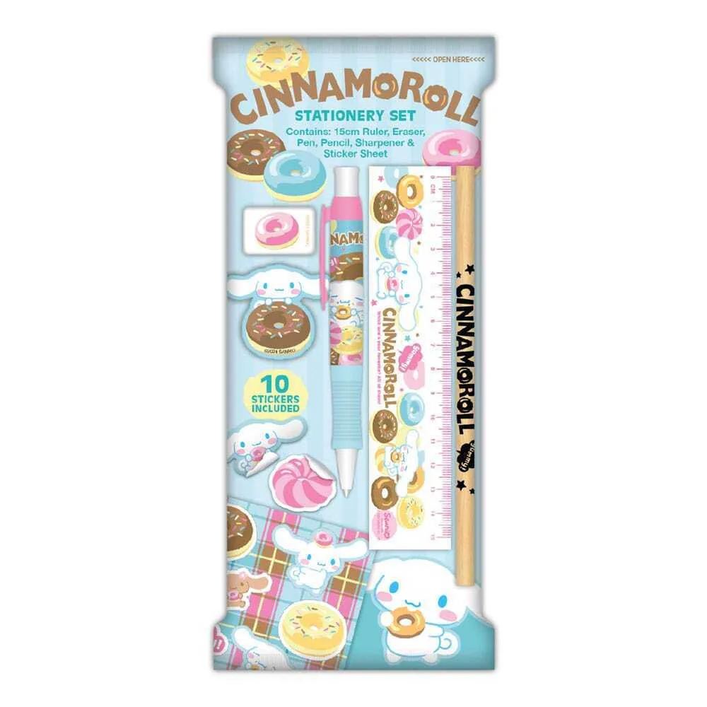 Sanrio Stationery Set 6-pack Cinnamoroll Sanrio Stationery Set 6-pack Cinnamoroll - Image 1