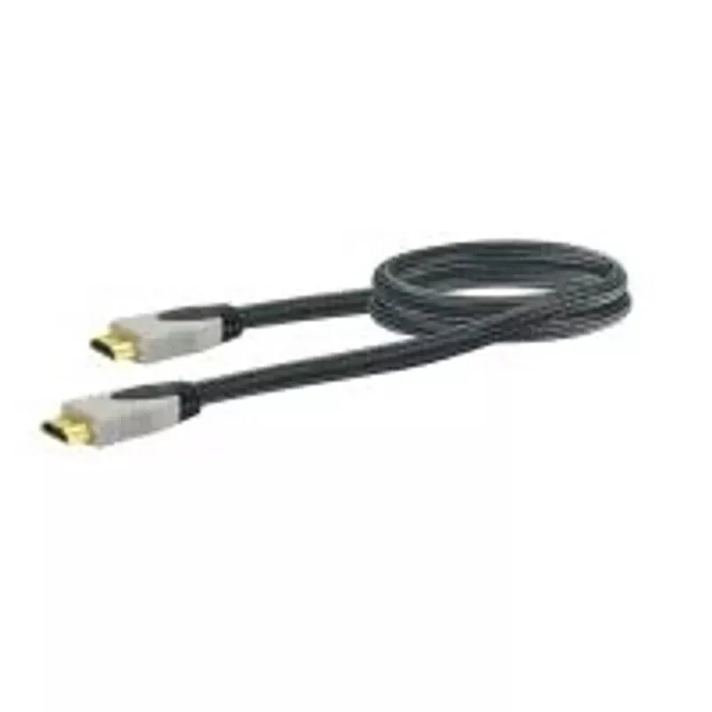 Schwaiger Braided Cable HDMI male - HDMI male 1.5m Μαύρο HDM0150G063 Schwaiger Braided Cable HDMI male - HDMI male 1.5m Μαύρο HDM0150G063 - Image 1