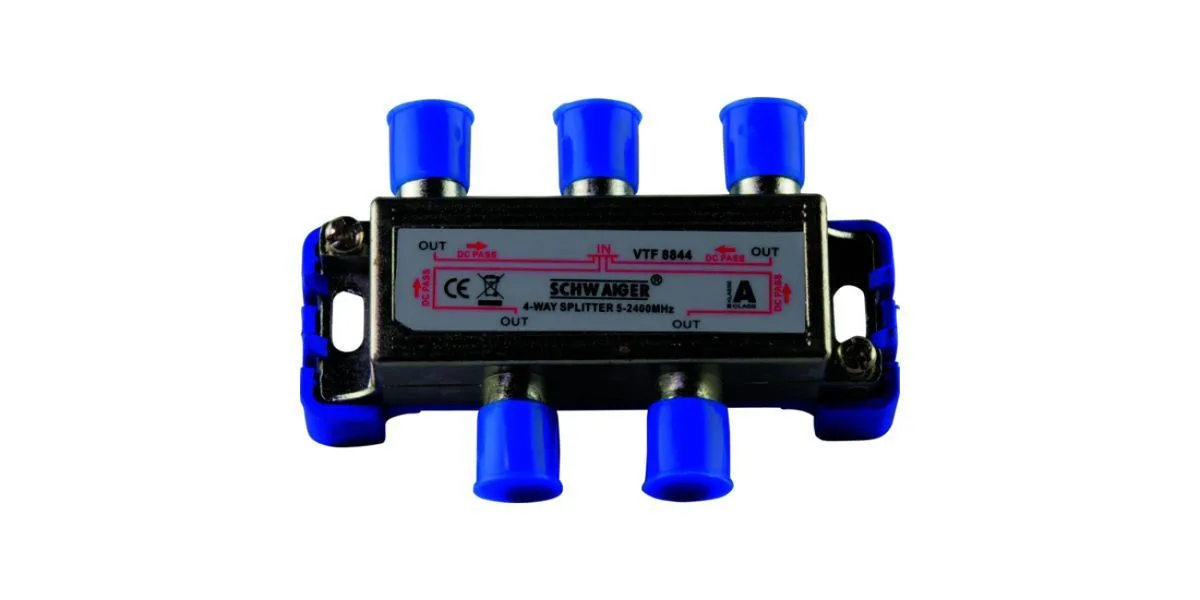 Schwaiger Διακλαδωτής Δορυφορικής VTF8844241 4004005884425 Schwaiger Διακλαδωτής Δορυφορικής VTF8844241 4004005884425 - Image 1
