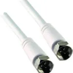 Schwaiger Καλώδιο Κεραίας Coax male - Coax female Λευκό 1.5m (KVC15532) 1τμχ