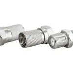 Schwaiger Μετατροπέας F-Connector male σε F-Connector female Ασημί 1τμχ
