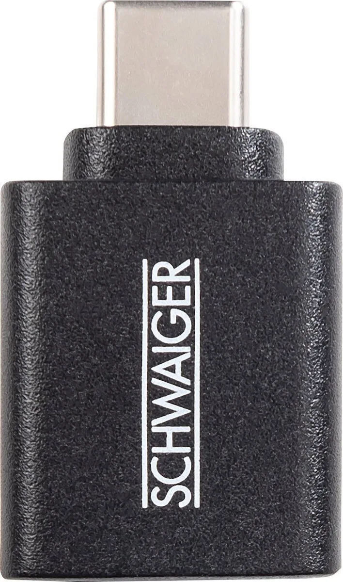 Schwaiger Μετατροπέας USB-C male σε USB-A female 1τμχ Schwaiger Μετατροπέας USB-C male σε USB-A female 1τμχ - Image 1