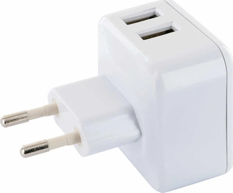 Schwaiger Φορτιστής Χωρίς Καλώδιο με 2 Θύρες USB-A Λευκός (LAD230) Schwaiger Φορτιστής Χωρίς Καλώδιο με 2 Θύρες USB-A Λευκός (LAD230) - Image 1