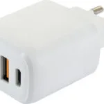 Schwaiger Φορτιστής Χωρίς Καλώδιο με Θύρα USB-A και Θύρα USB-C Λευκός (LAD260512)