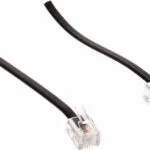 Schwaiger Flat Τηλεφωνικό Καλώδιο RJ11 6P4C 3m Μαύρο (TAL6631533)