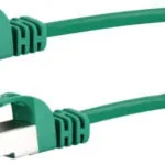 Schwaiger S/FTP Cat.6 (Gigabit) Καλώδιο Δικτύου Ethernet 1m Πράσινο CKB6010059