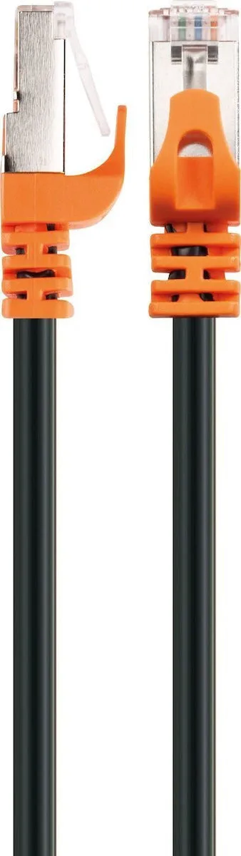 Schwaiger S/FTP Cat.7 (10Gbps) Καλώδιο Δικτύου Ethernet 2m Μαύρο Schwaiger S/FTP Cat.7 (10Gbps) Καλώδιο Δικτύου Ethernet 2m Μαύρο - Image 1