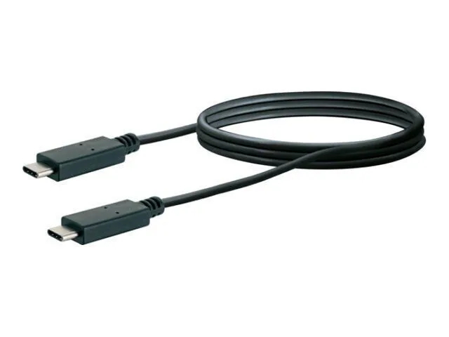 Schwaiger USB 2.0 Cable USB-C male - USB-C Μαύρο 1m LK101C531 Schwaiger USB 2.0 Cable USB-C male - USB-C Μαύρο 1m LK101C531 - Image 1
