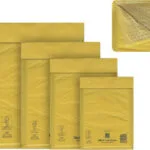 Sealed Air Σετ Φάκελοι Τύπου Σακούλα με Φυσαλίδες 10τμχ 18x26εκ. Κίτρινο Lite Gold