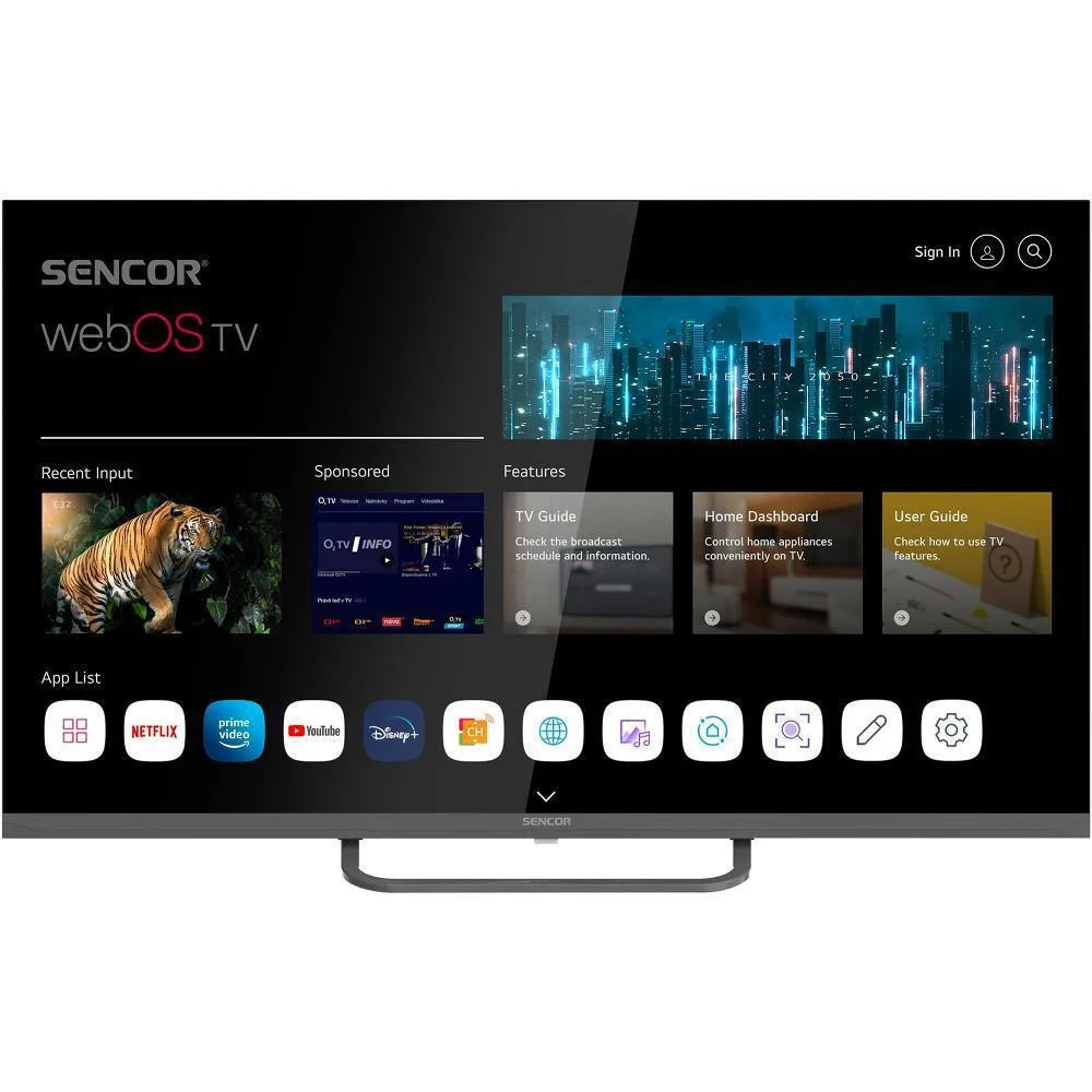 Sencor Smart Τηλεόραση 32" HD Ready LED SLE 32S840TCSB HDR (2024) Sencor Smart Τηλεόραση 32" HD Ready LED SLE 32S840TCSB HDR (2024) - Image 1
