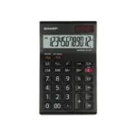 Sharp Αριθμομηχανή σε Μαύρο Χρώμα 146124000