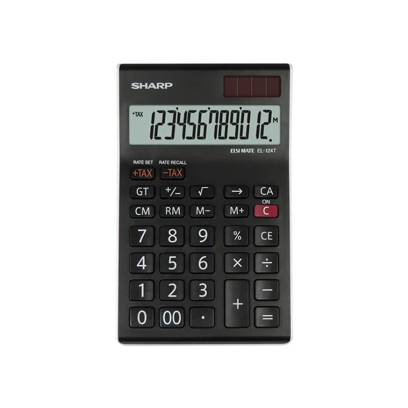 Sharp Αριθμομηχανή σε Μαύρο Χρώμα 146124000 Sharp Αριθμομηχανή σε Μαύρο Χρώμα 146124000 - Image 1