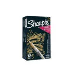 Sharpie Ακρυλικοί Μαρκαδόροι Gold 1.4mm Σετ 12τμχ 1891062