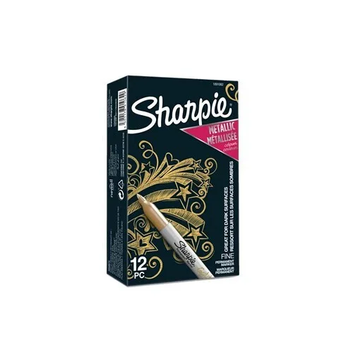 Sharpie Ακρυλικοί Μαρκαδόροι Gold 1.4mm Σετ 12τμχ 1891062 Sharpie Ακρυλικοί Μαρκαδόροι Gold 1.4mm Σετ 12τμχ 1891062 - Image 1
