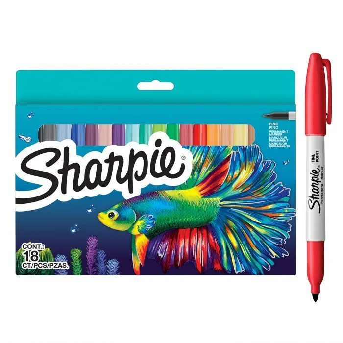 Sharpie Ανεξίτηλοι Μαρκαδόροι Assorted Colours Σετ 18 χρώματα 2201230 Sharpie Ανεξίτηλοι Μαρκαδόροι Assorted Colours Σετ 18 χρώματα 2201230 - Image 1