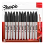 Sharpie Ανεξίτηλοι Μαρκαδόροι Black Σετ 12τμχ 1996111