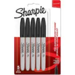 Sharpie Ανεξίτηλοι Μαρκαδόροι Black Σετ 5τμχ 1986051
