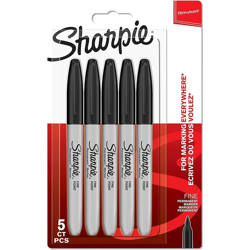 Sharpie Ανεξίτηλοι Μαρκαδόροι Black Σετ 5τμχ 1986051 Sharpie Ανεξίτηλοι Μαρκαδόροι Black Σετ 5τμχ 1986051 - Image 1