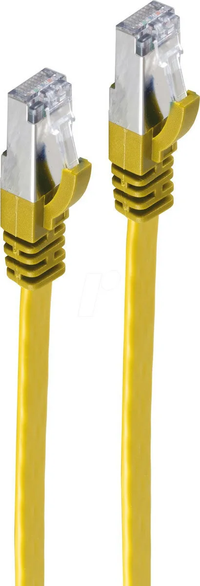 Shiverpeaks Flat U/UTP Cat.7 (10Gbps) Καλώδιο Δικτύου Ethernet 7.5m Κίτρινο Shiverpeaks Flat U/UTP Cat.7 (10Gbps) Καλώδιο Δικτύου Ethernet 7.5m Κίτρινο - Image 1