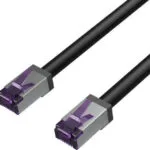 Shiverpeaks S/FTP Cat.6a (Gigabit) Καλώδιο Δικτύου Ethernet 0.25m Μαύρο