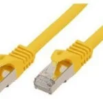 Shiverpeaks S/FTP Cat.7 (10Gbps) Καλώδιο Δικτύου Ethernet 0.25m Κίτρινο BS75511-0.25Y