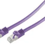 Shiverpeaks S/FTP Cat.7 (10Gbps) Καλώδιο Δικτύου Ethernet 0.25m Μωβ BS75511-0.25V