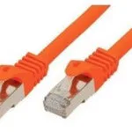 Shiverpeaks S/FTP Cat.7 (10Gbps) Καλώδιο Δικτύου Ethernet 0.25m Πορτοκαλί BS75511-0.25O