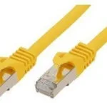 Shiverpeaks S/FTP Cat.7 (10Gbps) Καλώδιο Δικτύου Ethernet 0.5m Κίτρινο BS75511-0.5Y