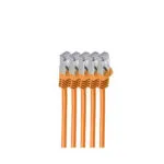 Shiverpeaks S/FTP Cat.7 (10Gbps) Καλώδιο Δικτύου Ethernet 3m Πορτοκαλί BS75513-O-SET5