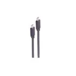 Shiverpeaks USB 2.0 Cable USB-C male - USB-C 100W PD Μαύρο 3m BS13-28045
