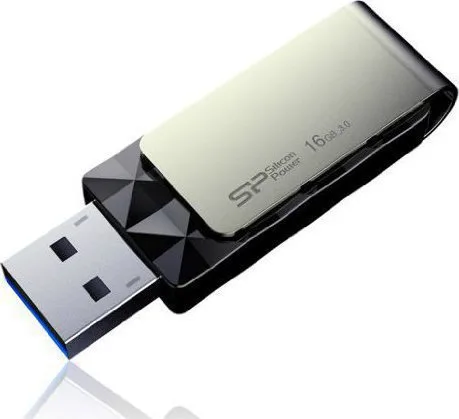 Silicon Power 16GB USB 3.0 Stick Μαύρο Silicon Power 16GB USB 3.0 Stick Μαύρο - Image 1