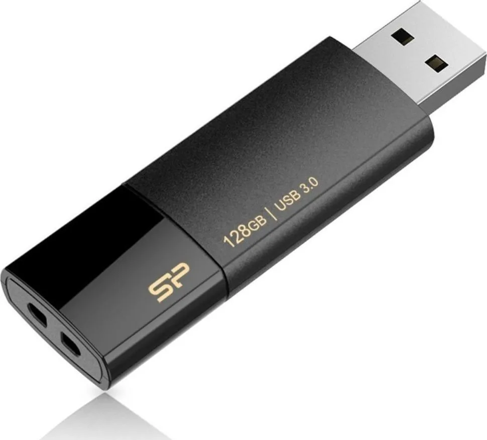 Silicon Power Blaze B05 128GB USB 3.0 Stick Μαύρο Silicon Power Blaze B05 128GB USB 3.0 Stick Μαύρο - Image 1