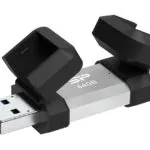 Silicon Power C51 64GB USB 3.2 Stick με σύνδεση USB-A & USB-C Ασημί