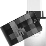 Silicon Power Mobile C31 128GB USB 3.2 Stick με σύνδεση USB-A & USB-C Μαύρο