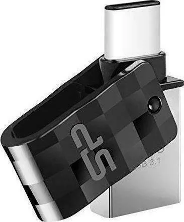 Silicon Power Mobile C31 32GB USB 3.1 Stick με σύνδεση USB-A & USB-C Μαύρο Silicon Power Mobile C31 32GB USB 3.1 Stick με σύνδεση USB-A & USB-C Μαύρο - Image 1
