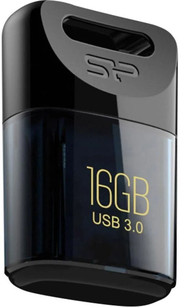 Silicon Power SPJ06B-16GB 16GB USB 3.0 Stick Μαύρο Silicon Power SPJ06B-16GB 16GB USB 3.0 Stick Μαύρο - Image 1