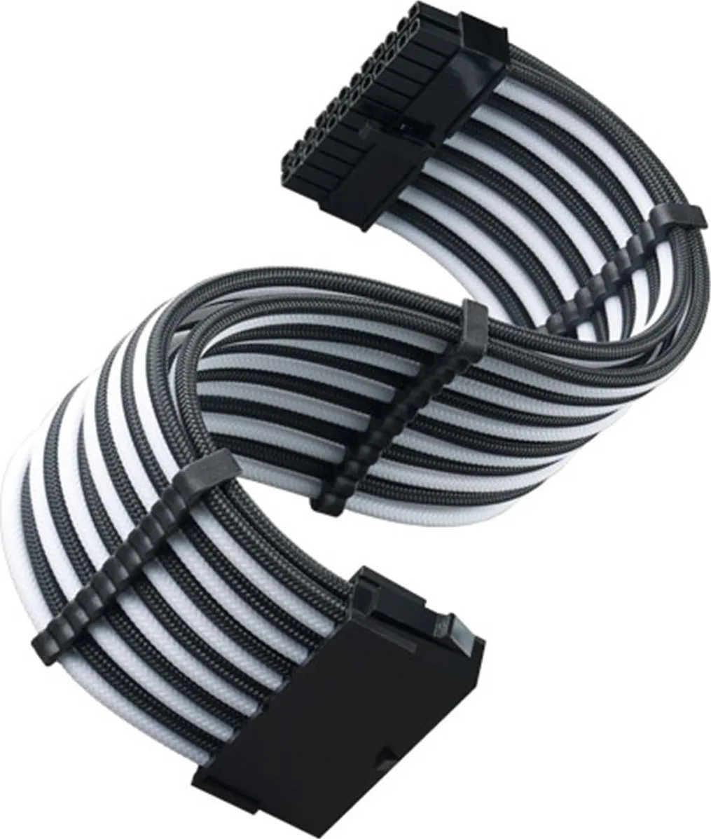 Silverstone 24-Pin ATX - 24-Pin ATX Cable 0.3m Μαύρο SST-PP07E-MBBW Silverstone 24-Pin ATX - 24-Pin ATX Cable 0.3m Μαύρο SST-PP07E-MBBW - Image 1