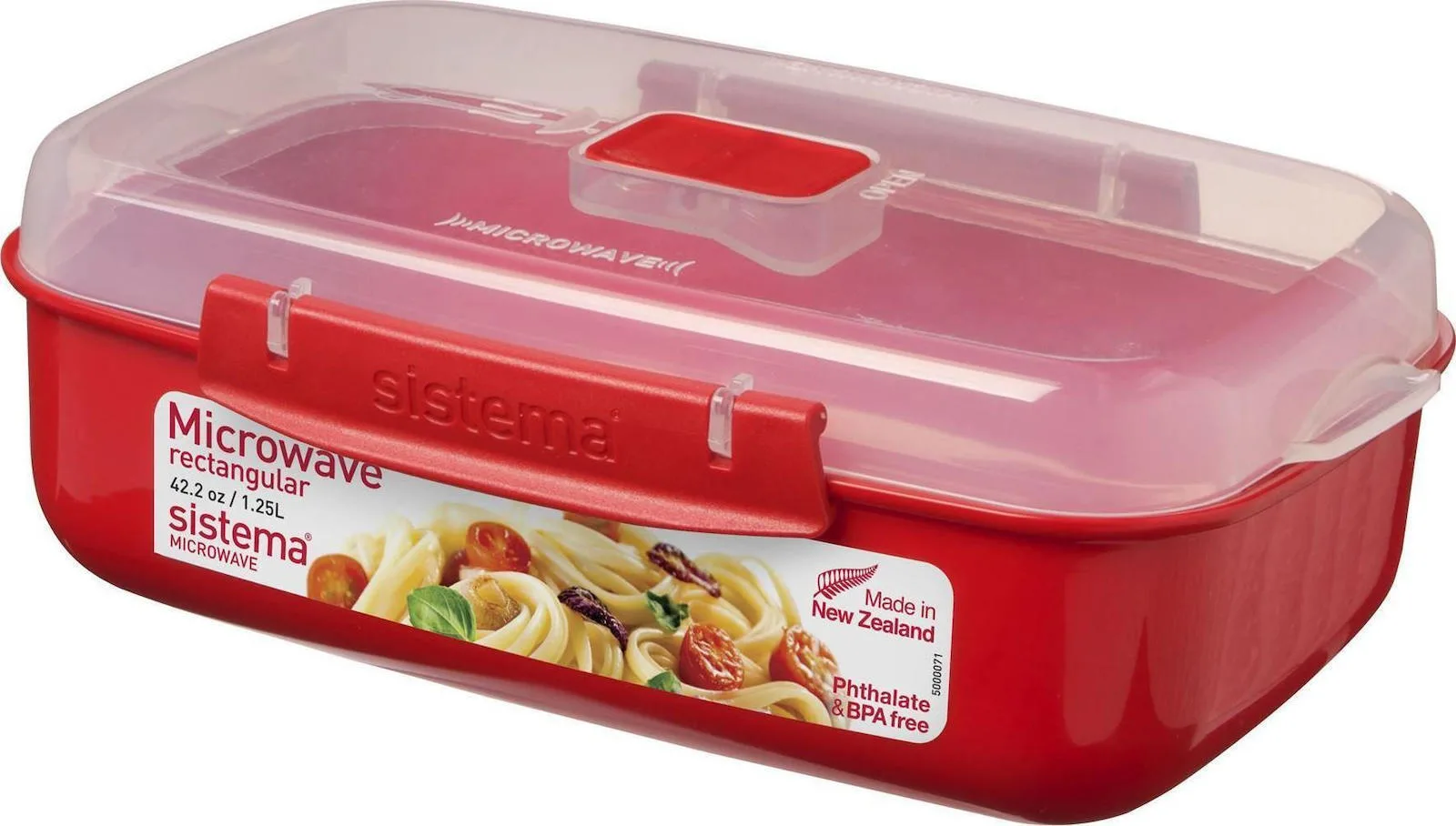 Sistema Δοχείο Φαγητού Πλαστικό Κόκκινο 1.25lt 1114 Sistema Δοχείο Φαγητού Πλαστικό Κόκκινο 1.25lt 1114 - Image 1