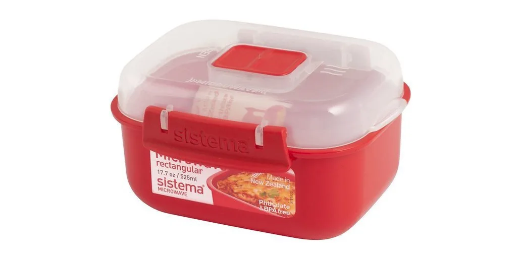 Sistema Δοχείο Φαγητού Πλαστικό Κόκκινο 525ml 1119 Sistema Δοχείο Φαγητού Πλαστικό Κόκκινο 525ml 1119 - Image 1