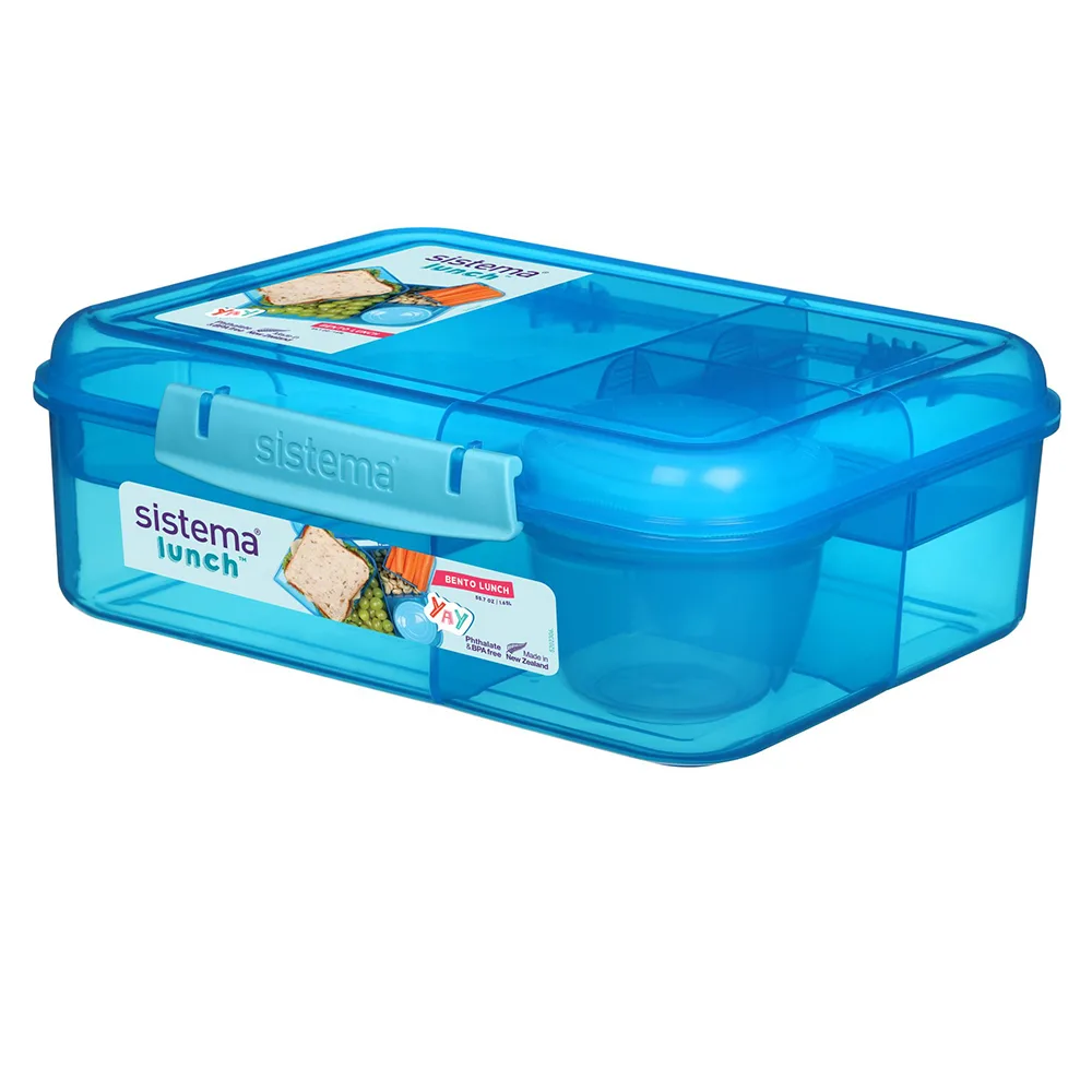 Sistema Πλαστικό Παιδικό Δοχείο Φαγητού 1.65lt Μπλε 41690 Sistema Πλαστικό Παιδικό Δοχείο Φαγητού 1.65lt Μπλε 41690 - Image 1